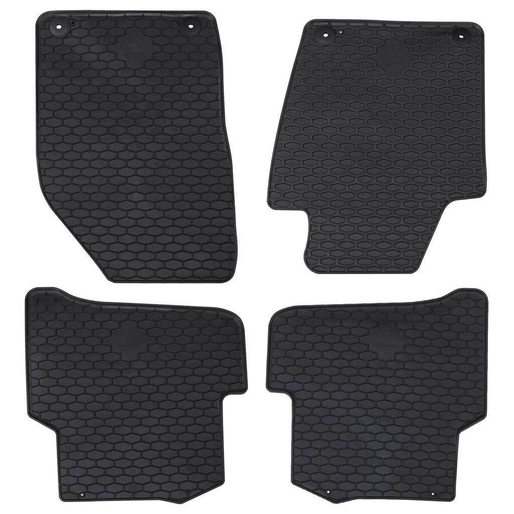 Fabia III 2014-2022 autobodemmat zwart 4 stuks