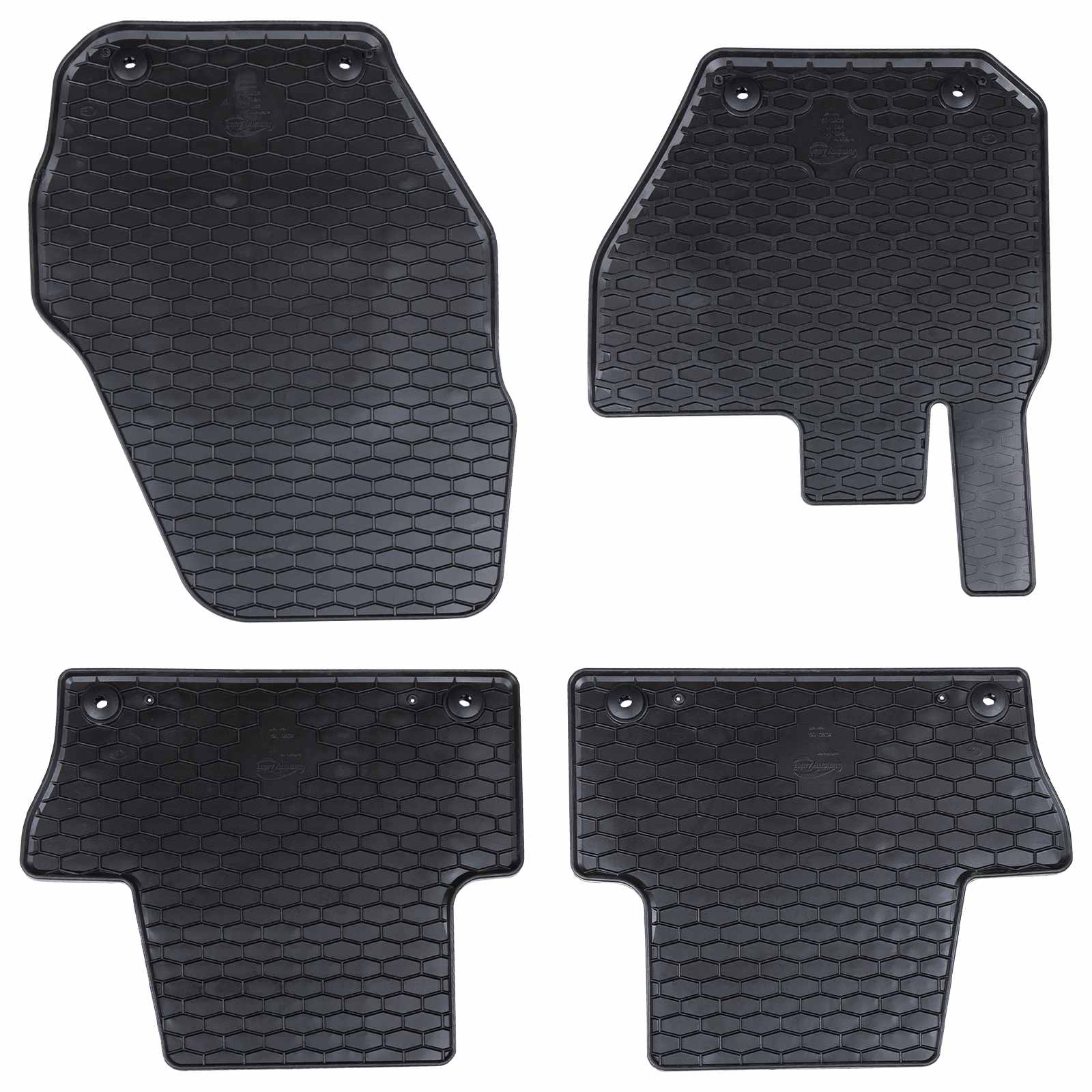 Volvo XC60 2009-2017 autobodemmat zwart 4 stuks