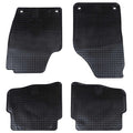 Volkswagen Polo 2001-2009 NS autobodemmat zwart 4 stuks