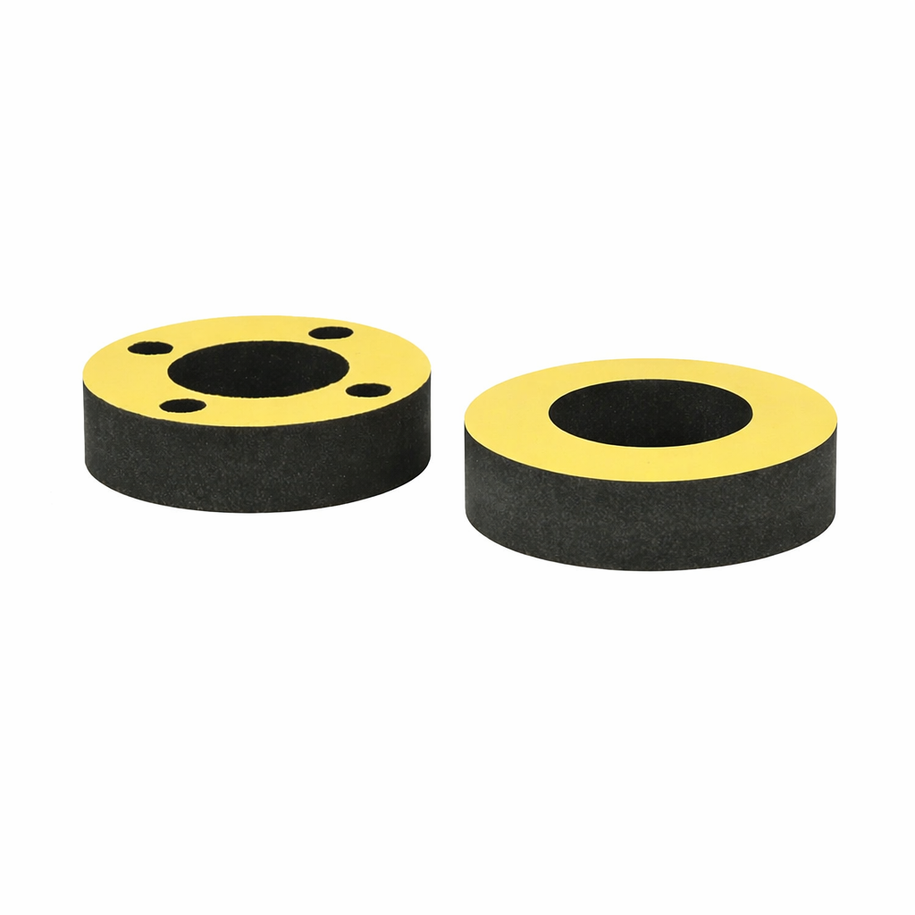 RuplaTec gaskets in various sizes, showcasing durable rubber material and precise design for effective sealing.