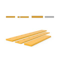 Polyurethane snowplough blades
