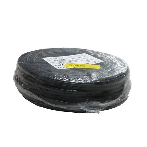 Afgeplat snoer 2x0,75 mm² zwart - 100 meter