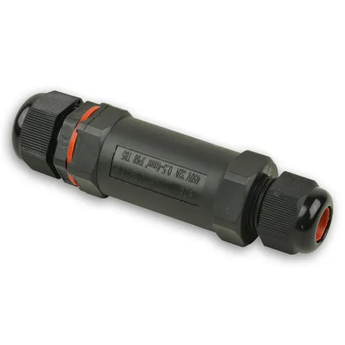 Kabelmof 5-polig IP68 met wartels M20 en M25 zwart