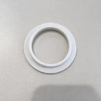 RubberXL Teflon (PTFE) ring showing smooth, white sealing ring with precise dimensions for industrial use