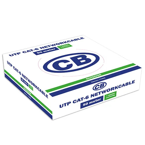 UTP CAT6 PE buitenkabel vol koper 50 meter