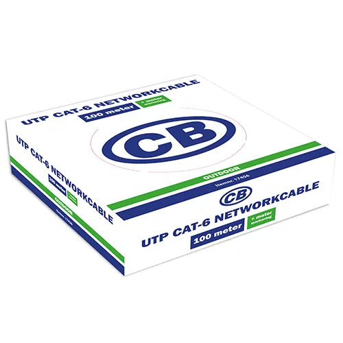 UTP CAT6 PE buitenkabel vol koper 100 meter