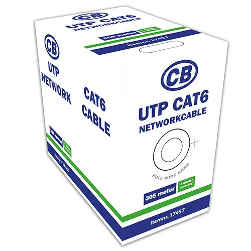 UTP CAT6 PE buitenkabel vol koper 305 meter doos
