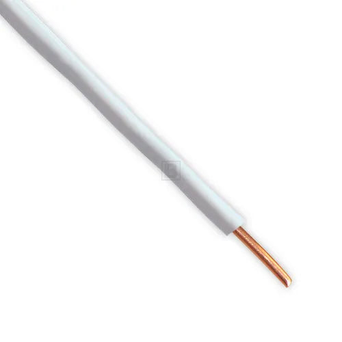 VD draad 1 mm² wit 100 meter