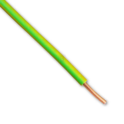 VD draad 6 mm² geel/groen 100 meter