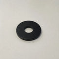 Black custom-made plastic ring from BouwmarktXL, featuring realistic PTFE material for industrial or DIY applications.